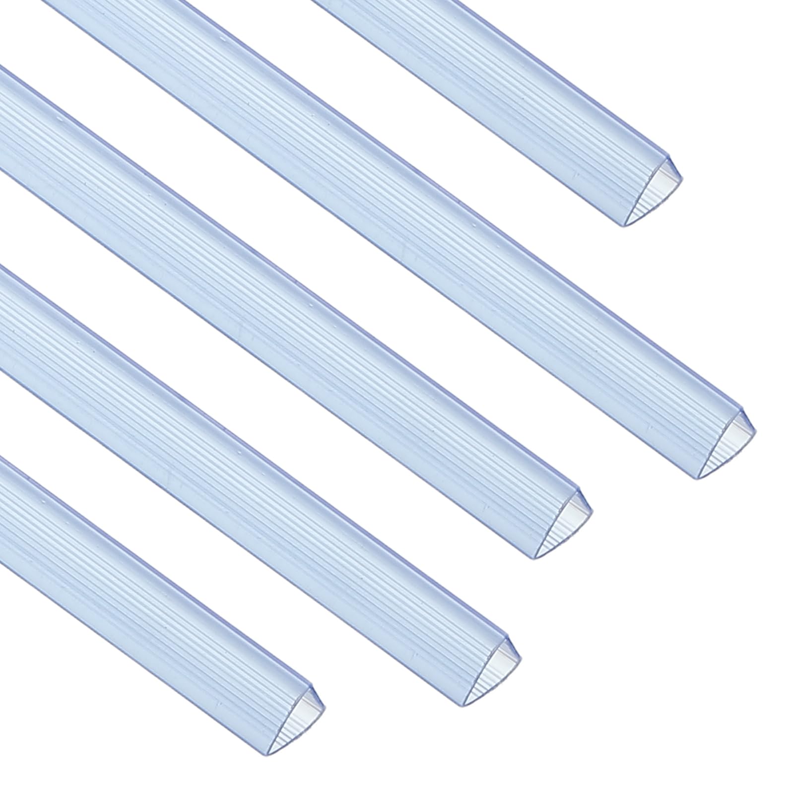 PATIKIL 30Pcs Binding Bars, 10x10mm Binding Bars Slide Grip 70 Sheets Capacity A4 Size Report Binder Presentation Binder for Study Office Report Cover Resume, Transparent Blue