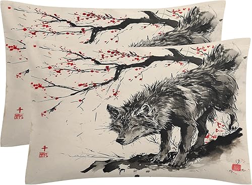 Miniatura 4 de OmErsa Juego de funda de edredón de microfibra cepillada ultrasuave y no necesita planchado, tamaño individual, juego de ropa de cama de bosque con