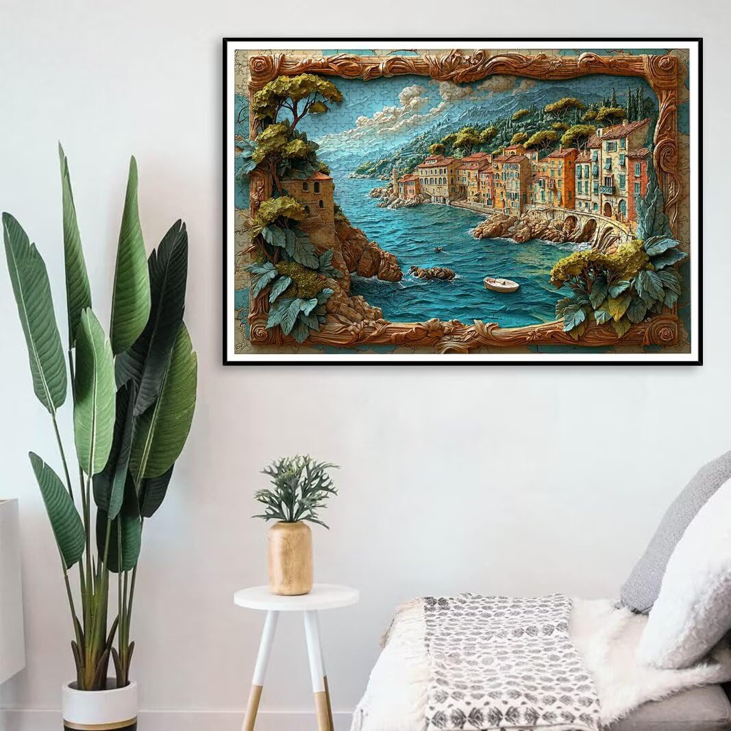 Puzzle Italien, Puzzle 1000 Teile Erwachsene, Klassische Puzzles -8609