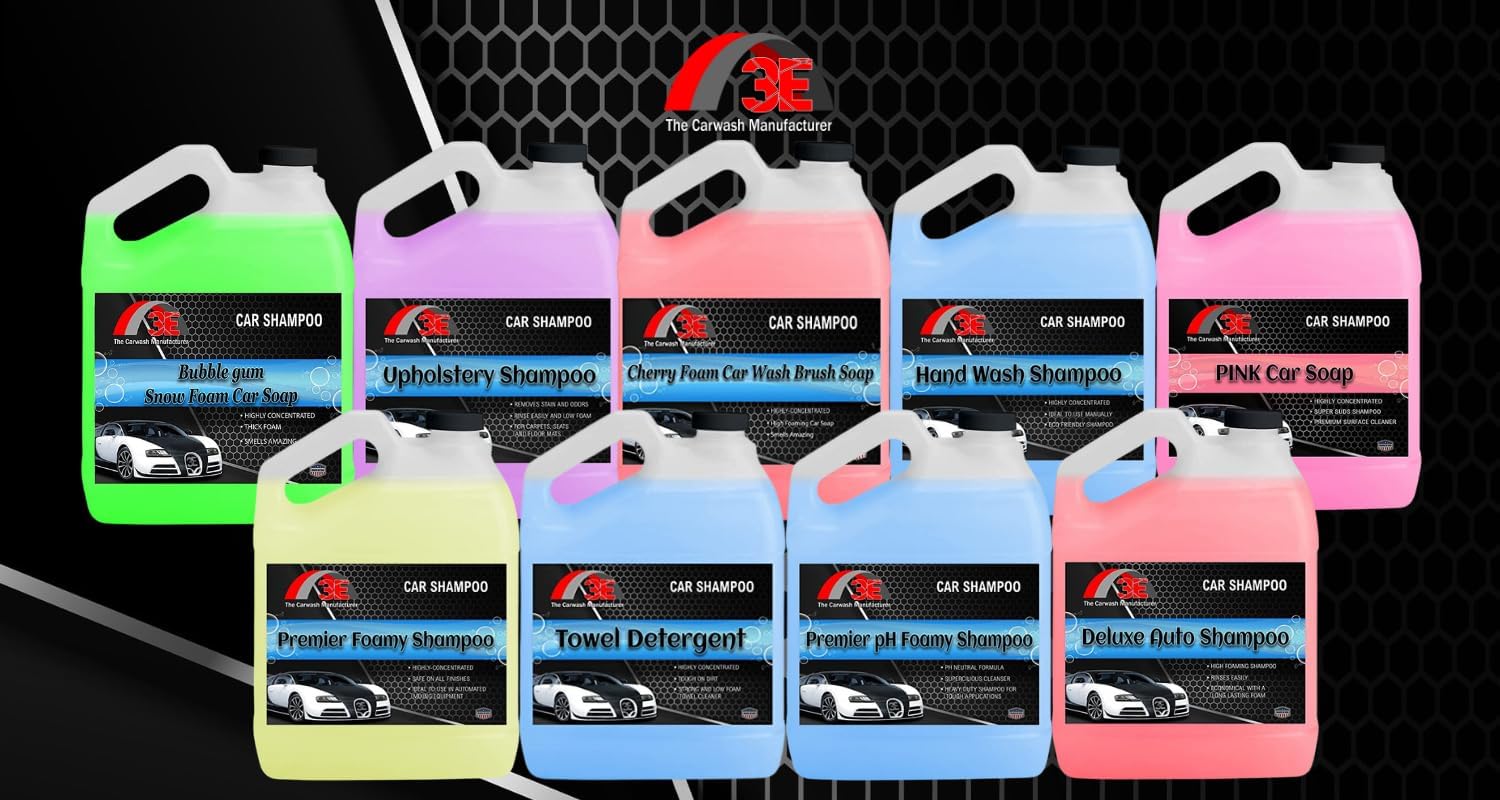 Deluxe Maxi-Suds Foaming Car Wash Soap Shampoo - Sweet Cherry Scent, Concentrated, Beginner and Professional Detailer-Friendly (Works with Foam Cannons, Foam Guns or Bucket Washes)