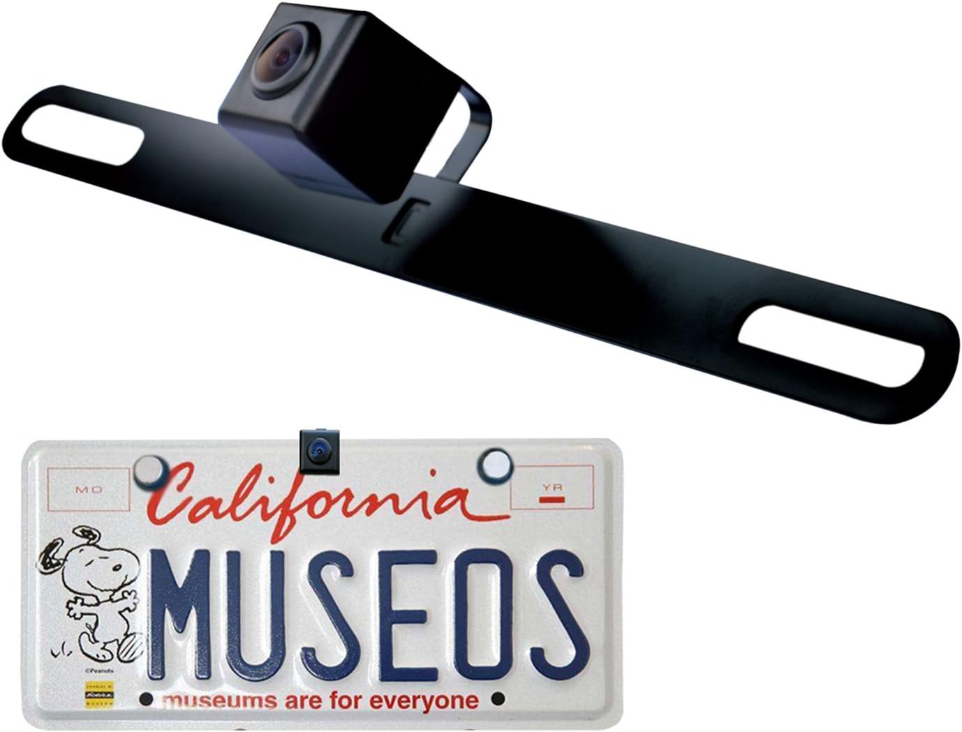 ATOTO AC-4486 Waterproof High Definition Hidden/Concealed License Plate Car Rear View Camera