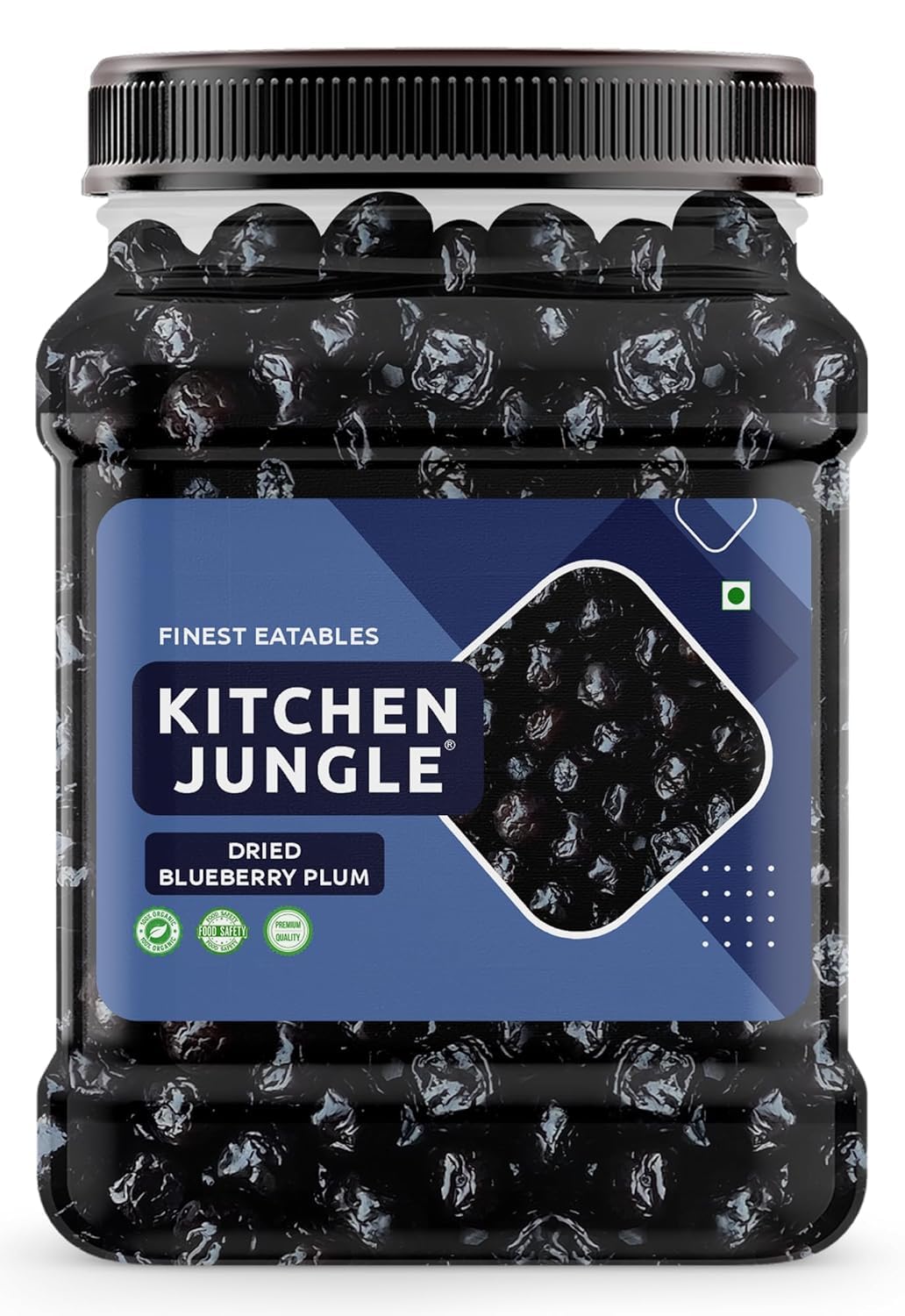 Kitchen Jungle Fresh Dried Blueberry plum 500gm | Sweet and Delicious | Healthy Snack, Rich in Calcium, Vitamin K, Boost Immunity-picture-20