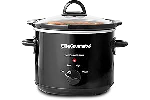 Elite Gourmet Digital Slow Cooker 3-Qt