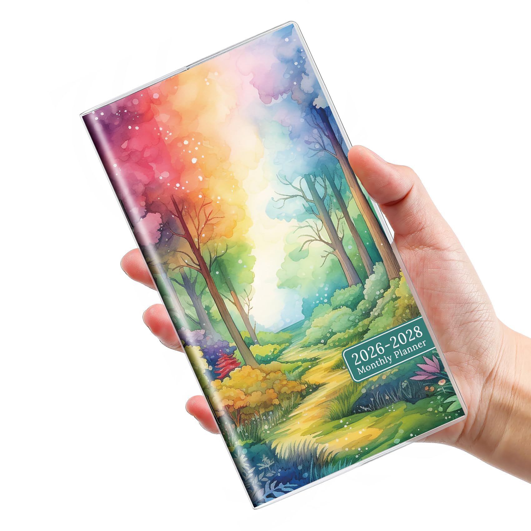 2 Year Pocket Calendar 2026-2028, Jul 2026-Jun 2028，6.5" x 3.5"