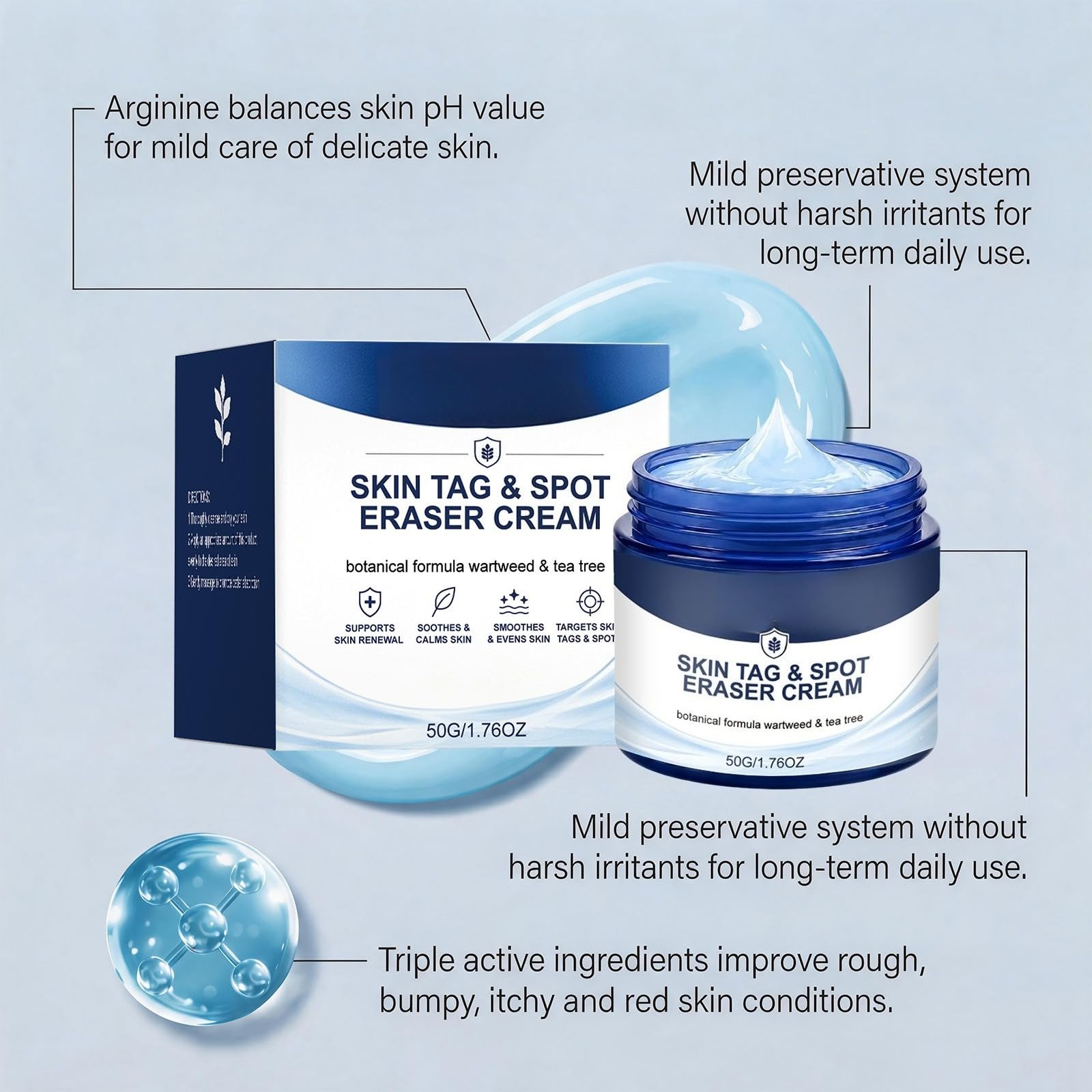Picdo 7 Day Cream Skin Care Creme (2 PCS) | Pflegende Hautcreme für Gesicht & Körper, Sanfte Pflanzliche Formel für Glatte, Ebenmäßige & Intensiv Gepflegte Haut