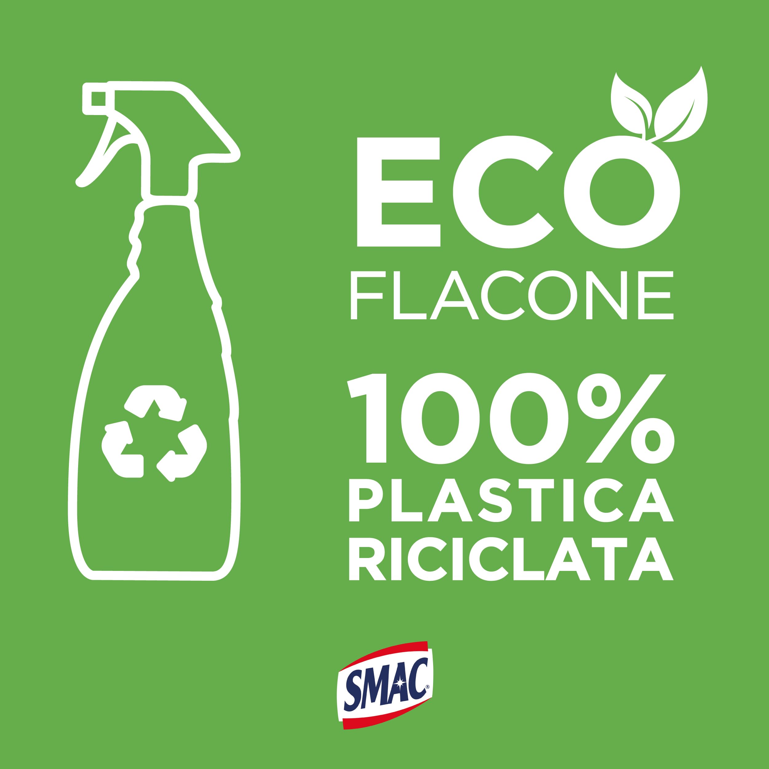 Smac - Sgrassatore Scioglicalcare Profumato, Detergente Spray Multisuperficie con Azione Anticalcare, Splendore Imbattibile, 650 ml x 12 Pezzi