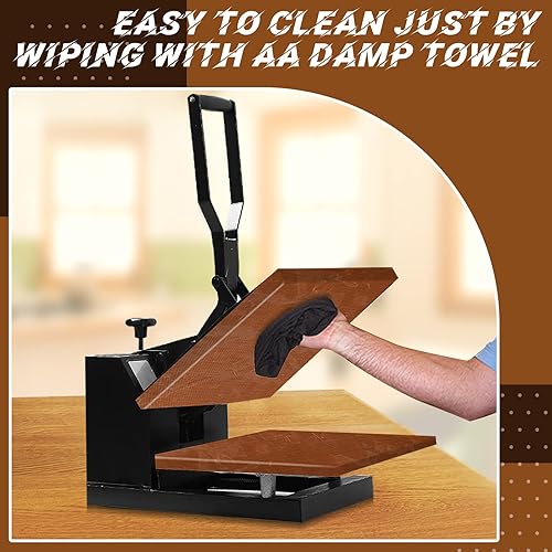 Miniatura 6 de Juego de 2 fundas de envoltura para placa de prensa de calor, 16 x 24 pulgadas, resistentes al calor, reutilizables, para máquina de prensa de