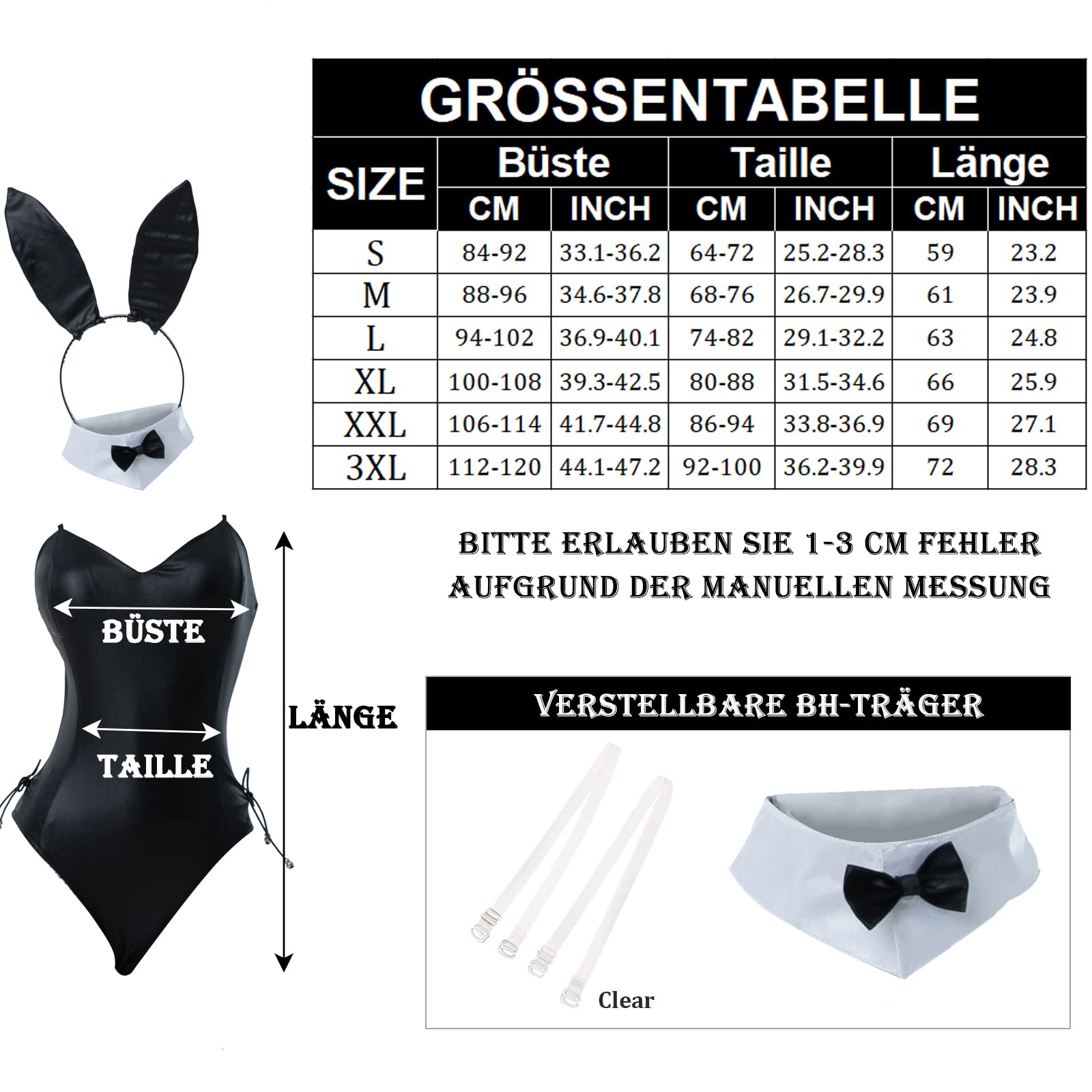 Fiamll Costume da coniglio, da donna, per cosplay, maggio Sakurajima