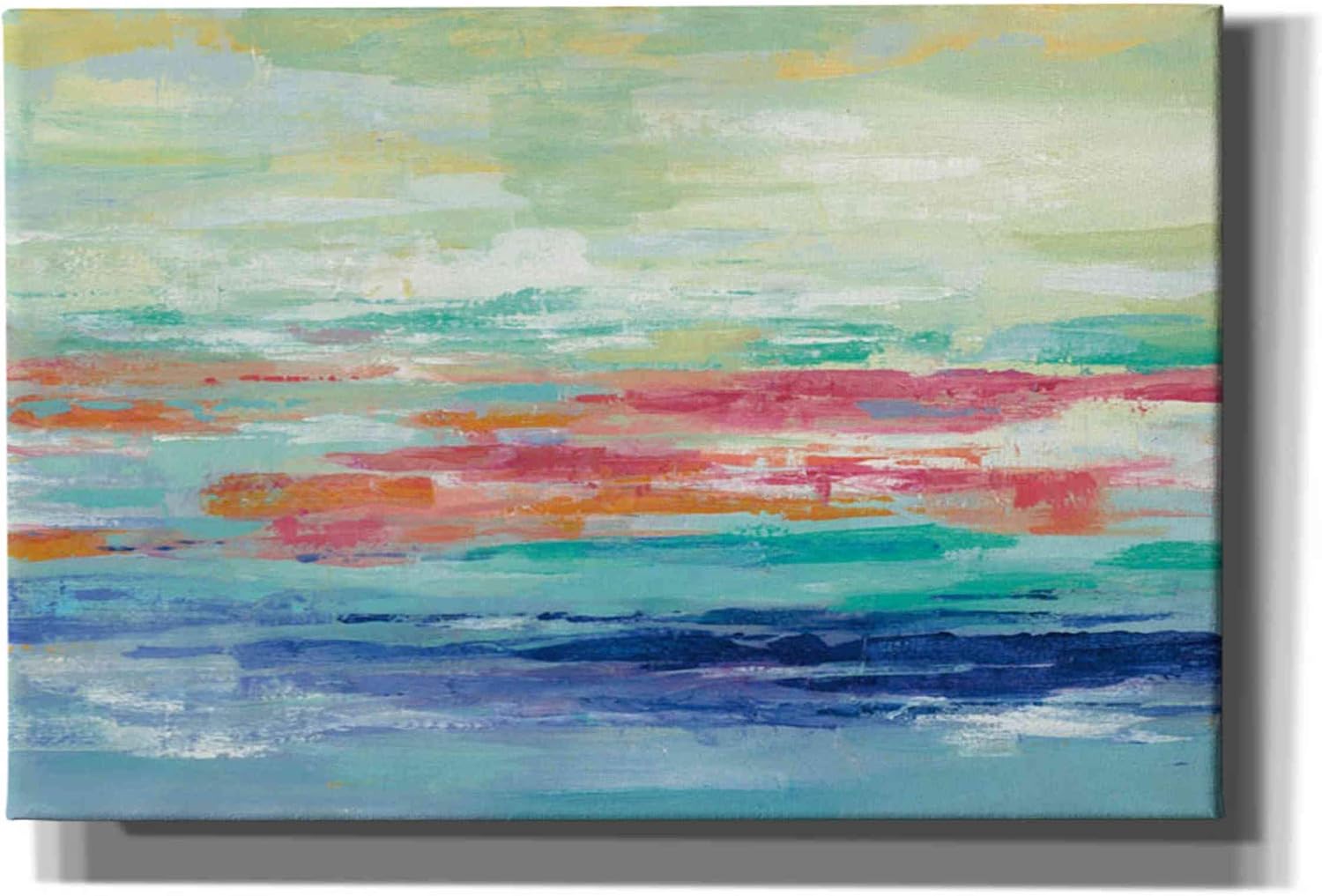 Epic Graffiti 'California Surf' by Silvia Vassileva, Canvas Wall Art, 18"x12"