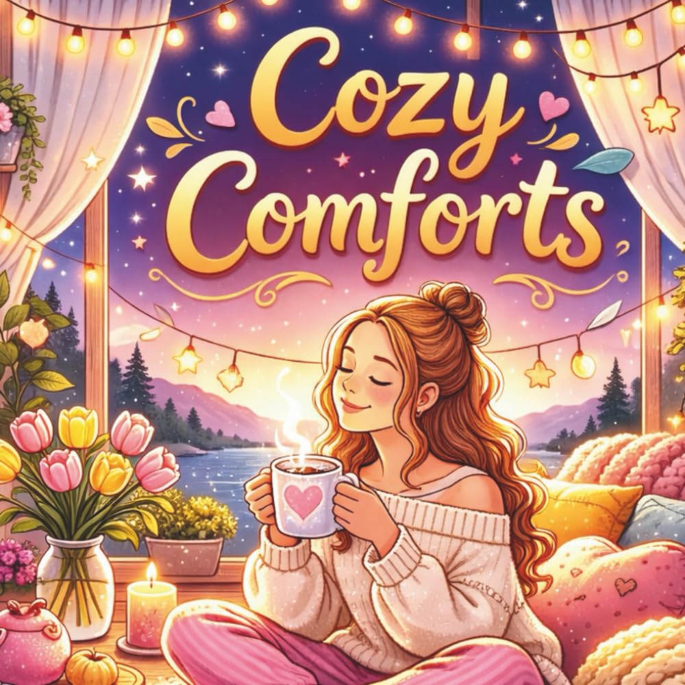 Cozy Comforts: Warm Spaces, Sweet Moments, and Peaceful Pages Vol 1