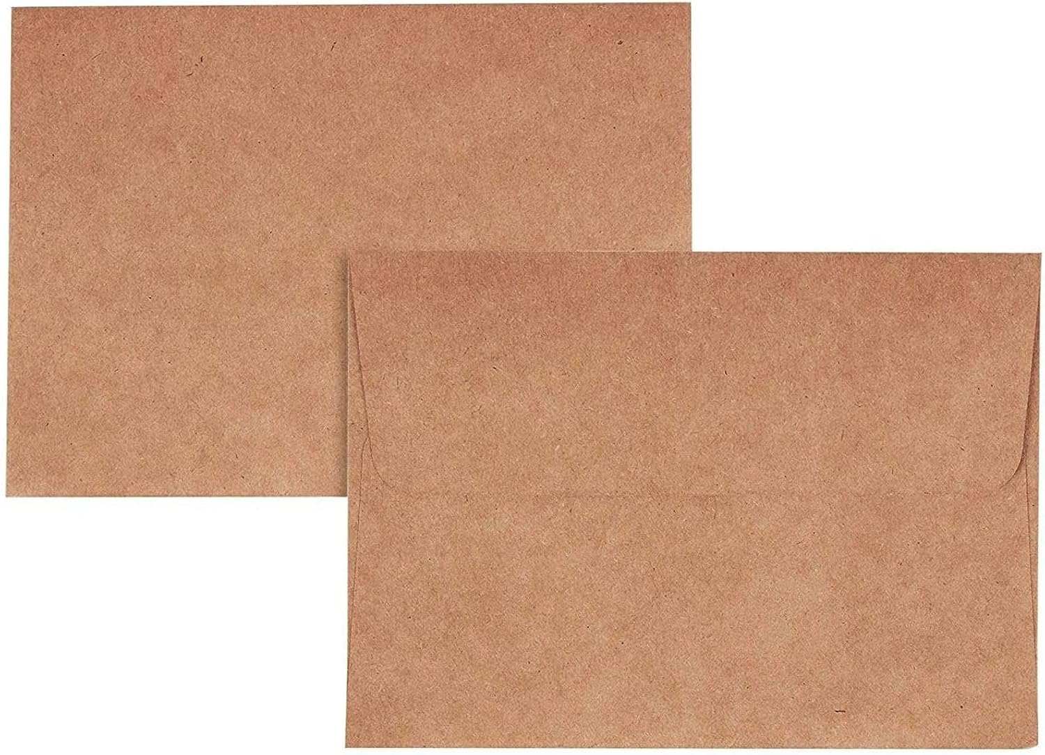 Kraft Paper Envelopes for Wedding Invitations (5.25 x 7.25 In, 50-Pack) : Office Products