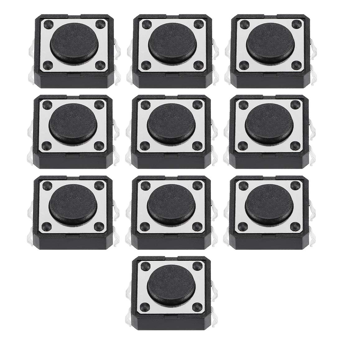 20 個 PCB モメンタリ触覚タクトミニプッシュボタンスイッチパネル DIP 4Pin マイクロスイッチ 6*6*4.3/5/6/7/8 /8.5/9/10/11/12/13/14/15 ミリメートル - AliExpress 20個12x12mm PCB触覚タクトプッシュボタンスイッチ4ピンDIP 12 * 12 * 4.3/4.5/5/6/6.5/7/8