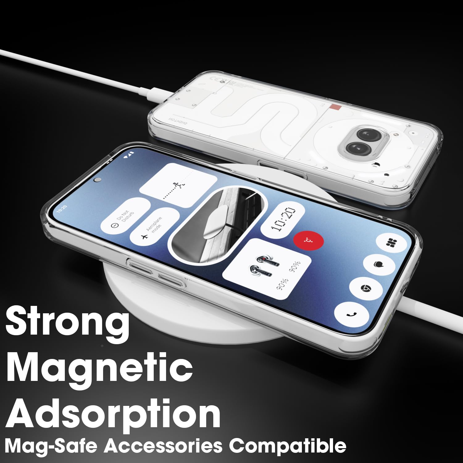 Sounce Nothing Phone 2a Back Cover Case Camera Protection Bump Hard Case Back Cover Compatible with Nothing Phone 2a Plus 5G (TPU + Poly Carbonate, Crystal Clear) - Transparent 14 71rFR5B1gJL. SL1500