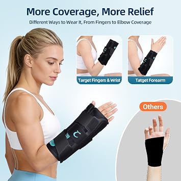 Comfytemp Wrist Ice Pack Wrap, 30 Minute longlasting Hand Ice Pack, 2 Packs