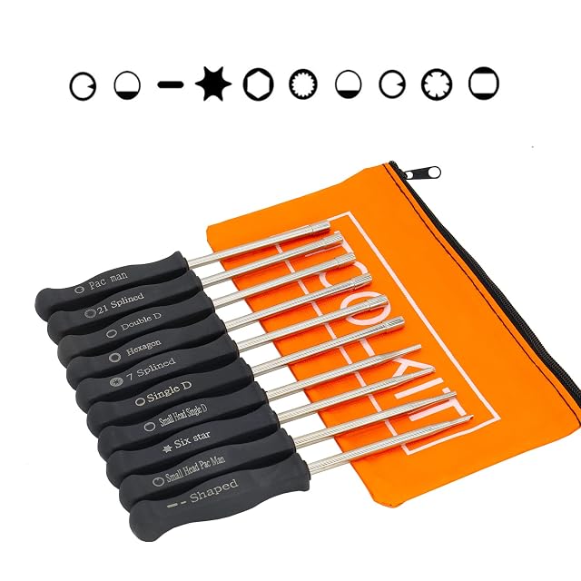 10 Pcs Carburetor Adjustment Tool kit for 2 Common Cycle Carburator Adjusting Small Engine Carb Tune up Adjusting