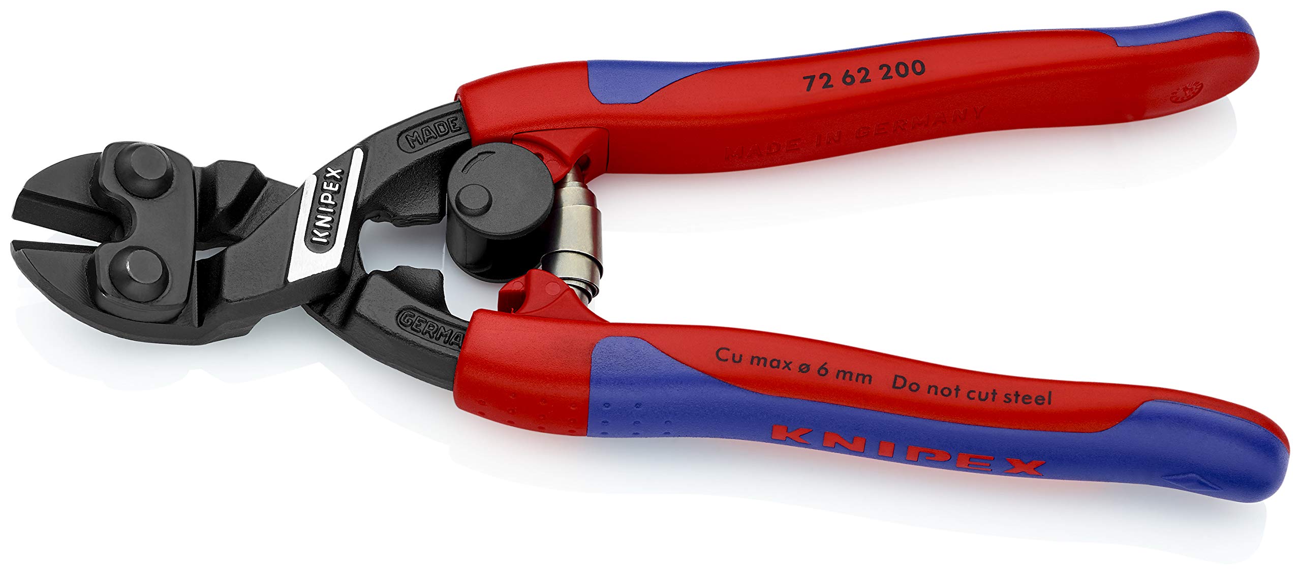 KNIPEX Tools 72 62 200 High Leverage Flush Cutter for Plastic and