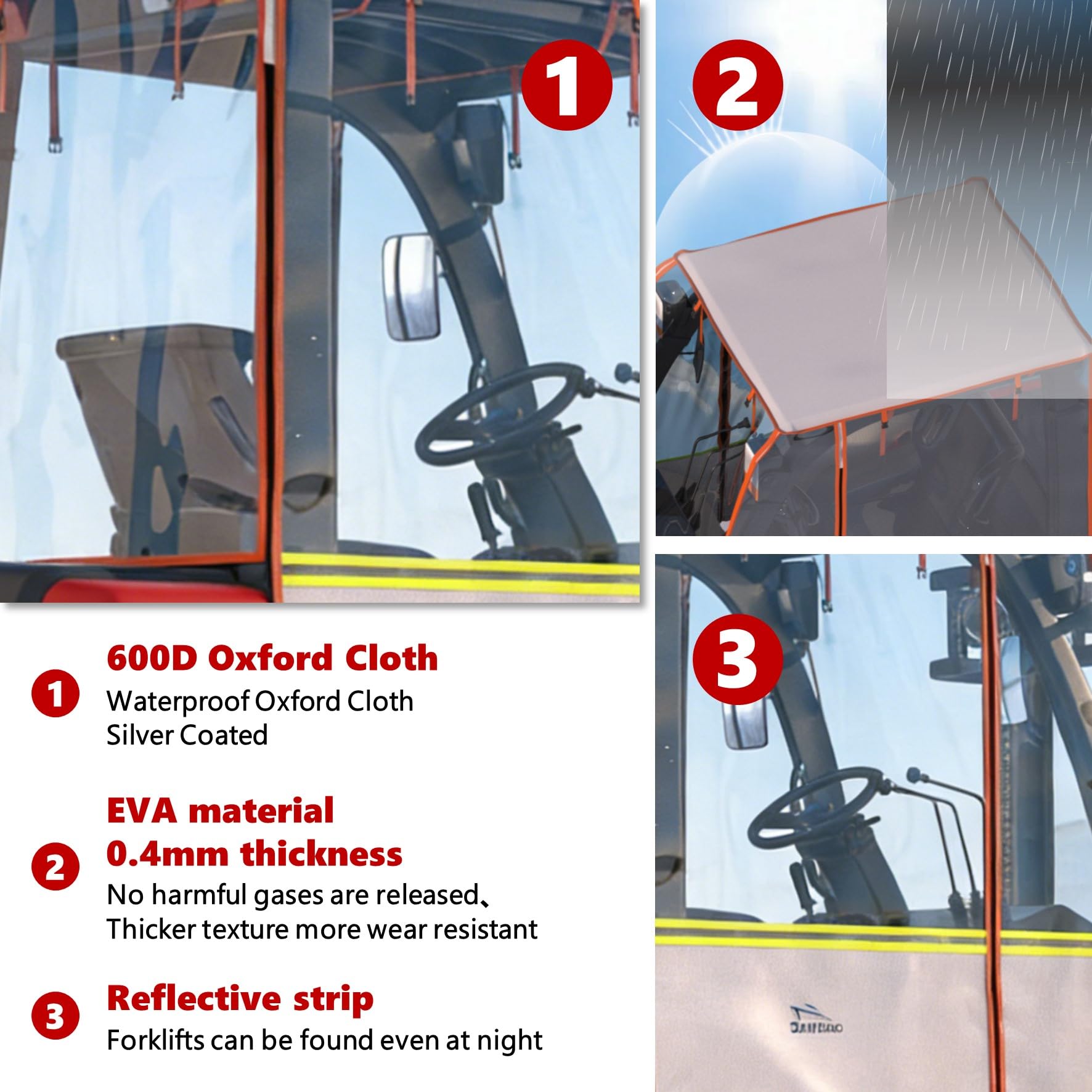 Forklift Cover - All Weather Protection -6