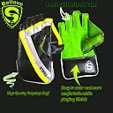 STC SPORTS Cricket Wicket Keeping & Inner Gloves for Boys & Youth Age Group -Thala Master Colour-Black & Green gallery image