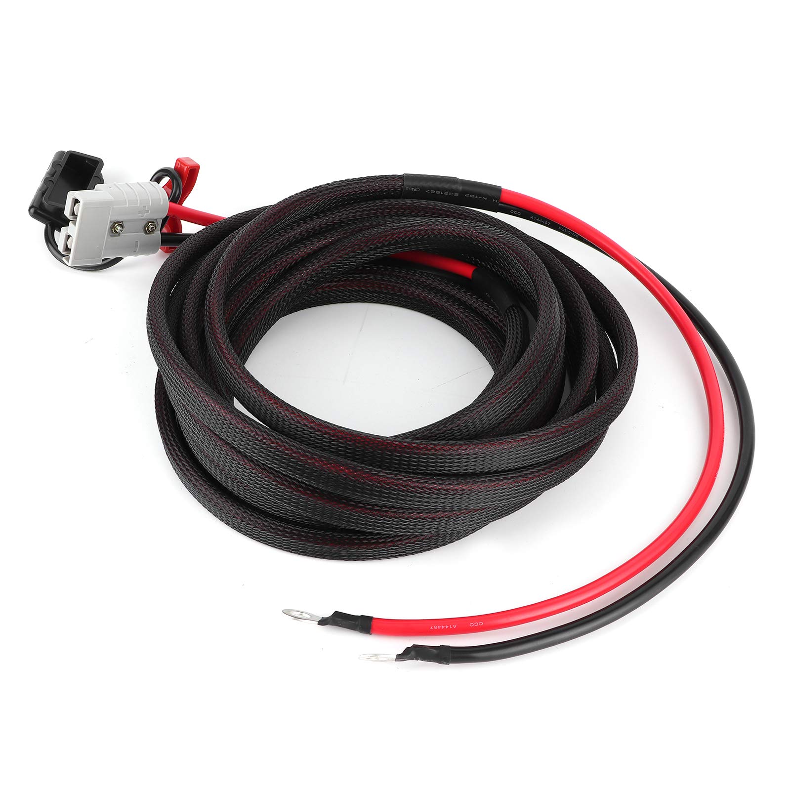 Kabel Połączeniowy z wtyczką Akumulatora O Długości 19,7 Stopy 600 W 50 A SMH do Przewodu Zasilającego Typu O do Samochodów Kempingowych RV