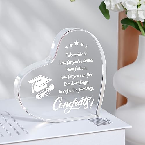 Miniatura 6 de Regalos de graduación, regalos de graduación 2025 para ella y él, recuerdo de acrílico inspirador, regalos de graduación de escuela secundaria,