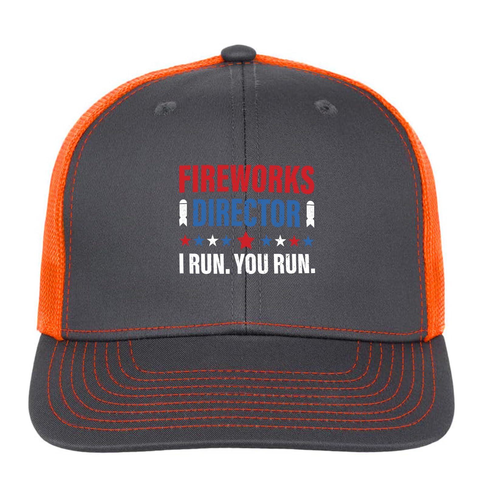 Fireworks Director I Run You Run hat Cycling Cap for Men