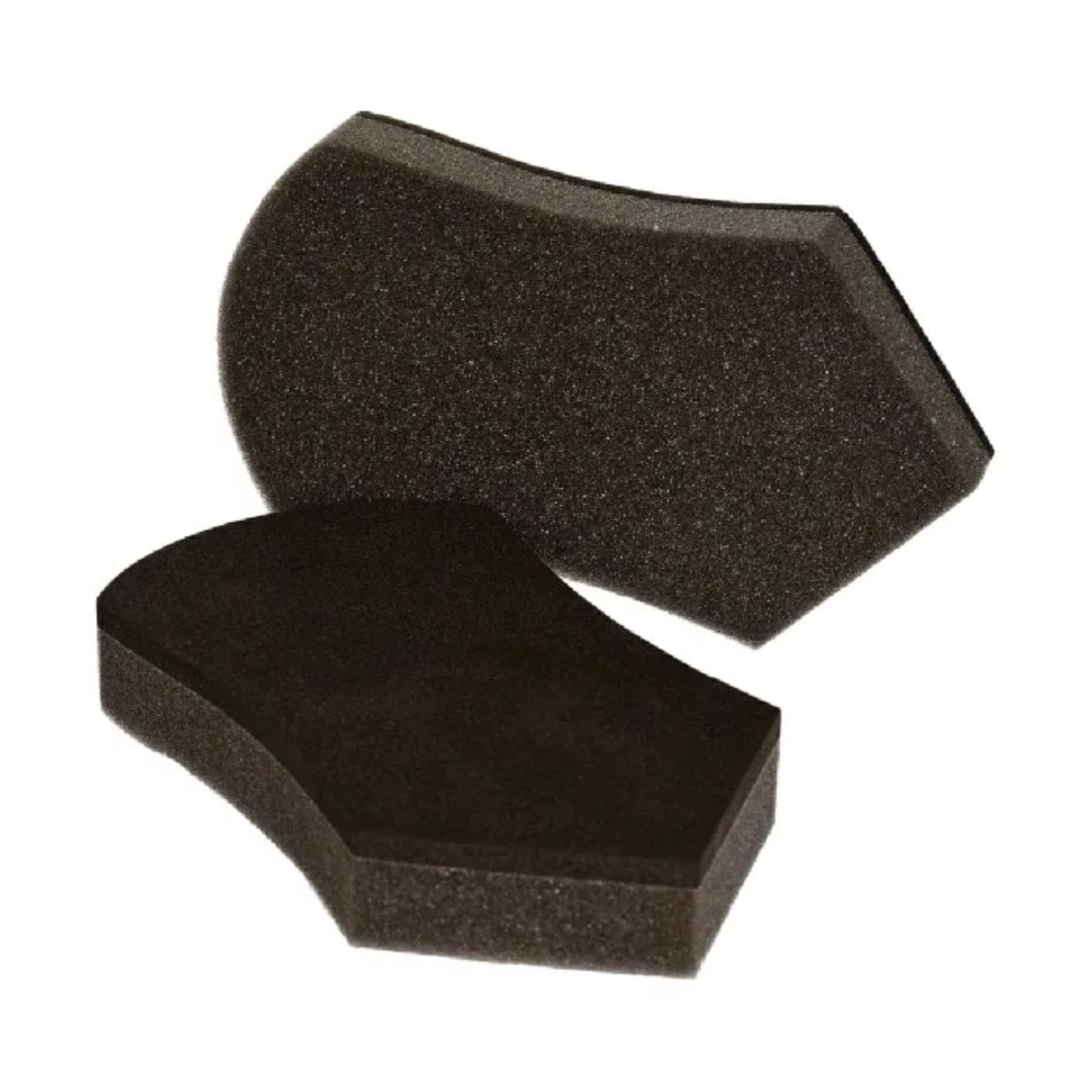 Twin Pack Precision Car Polish Wax Applicator Pads – Durable Foam for Car Polishing Compound Tyre Shine Ceramic Wax Car Glass Polish Trim Dressing – Reusable Polishing & Applicator Pads