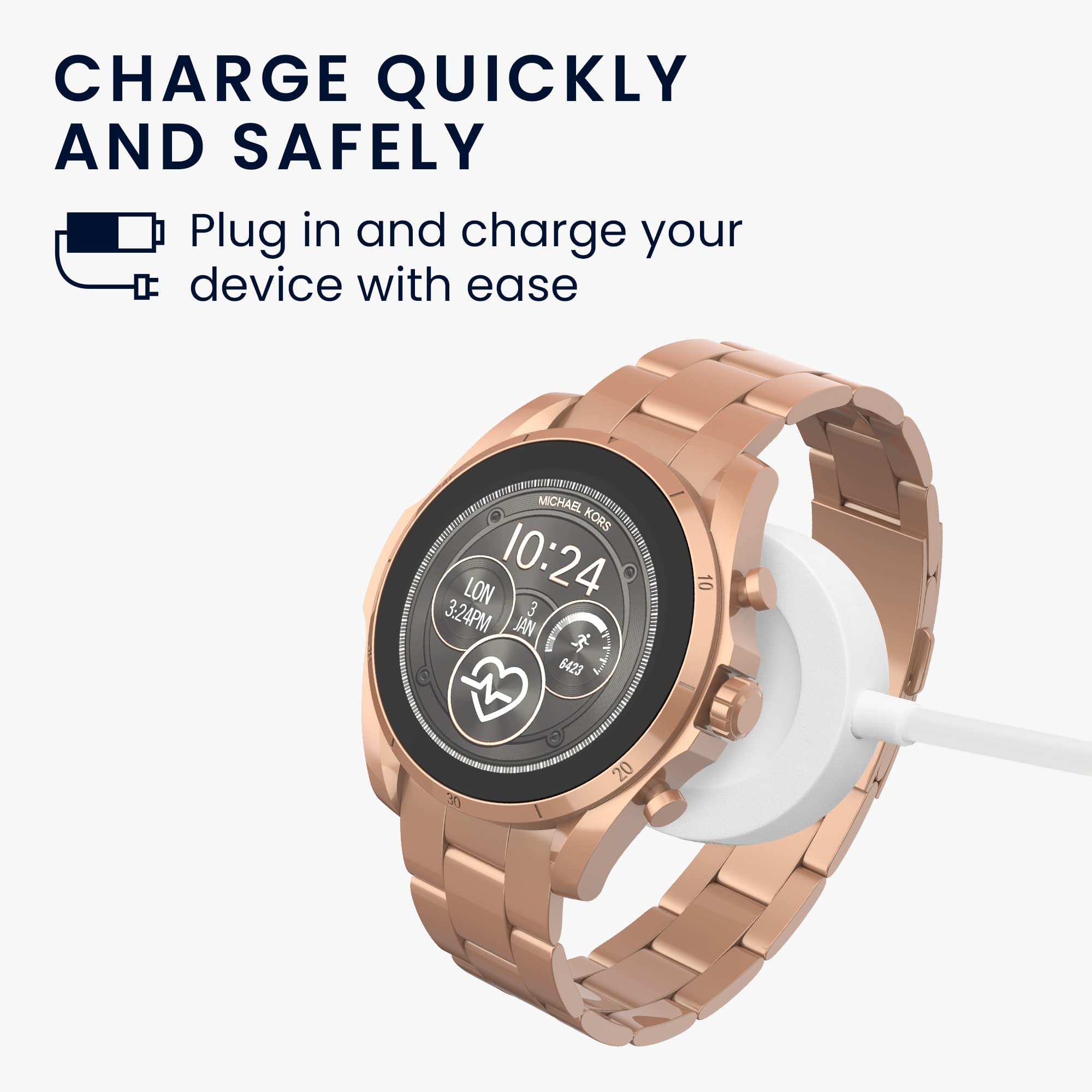 MICHAEL KORS スマートウォッチ 美品 充電器あり 最終価格 - 時計