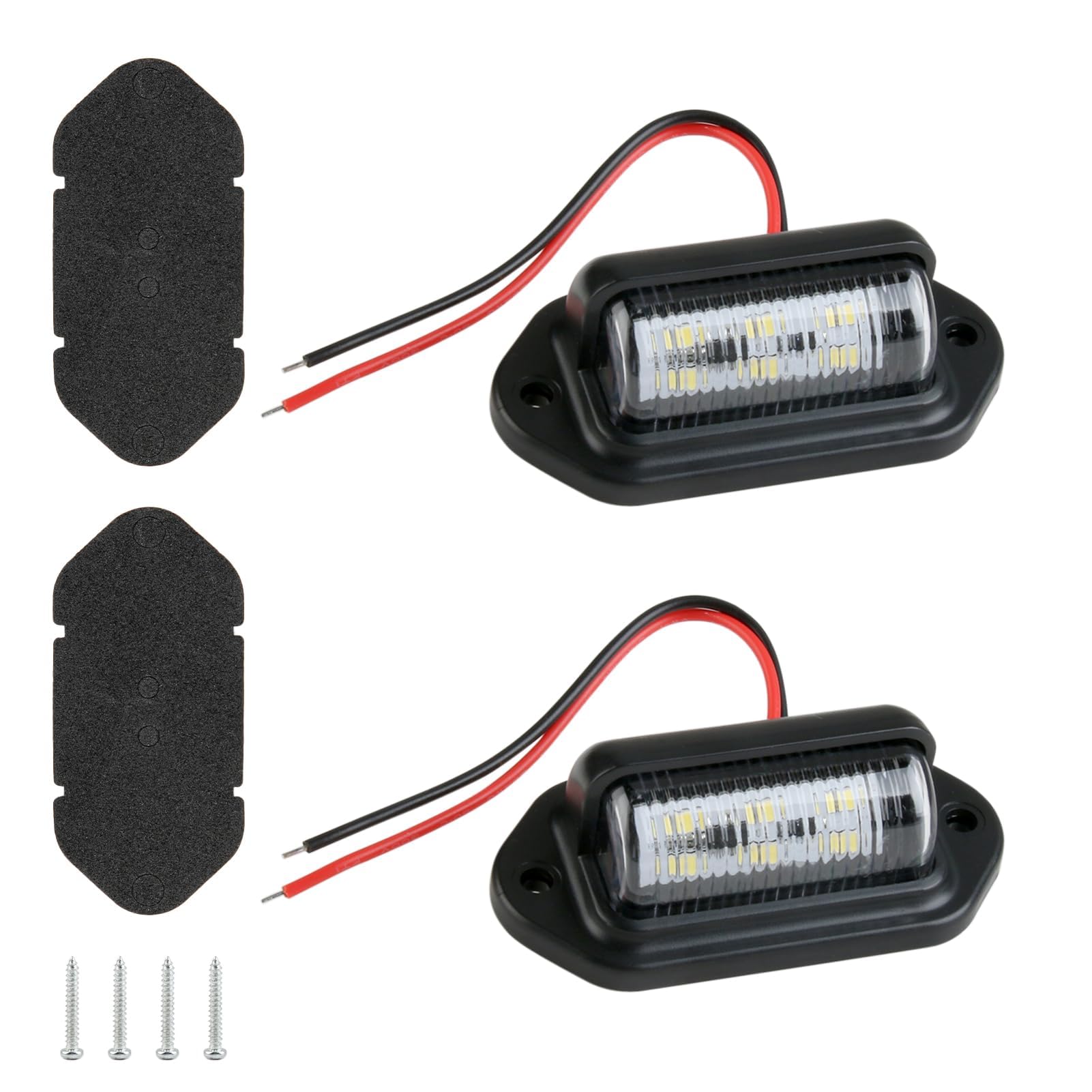 2 Luci Targa LED Impermeabili Per Auto - 12V/24V, Bianco 6500K, Per Auto, Camper, Barche - Foto 9