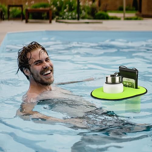 Miniatura 6 de Xxerciz Soporte flotante de neopreno para bebidas  Flotador de bebidas para teléfono celular, botella de hidra, taza individual, Yeti, vasos para