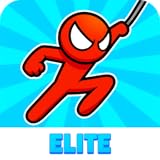 スティックマン フック ゲーム - スイング フック アクション タップ ゲーム 無限 アドベンチャー 中毒性 カジュアル オフライン スティック マン ヒーロー パルクール