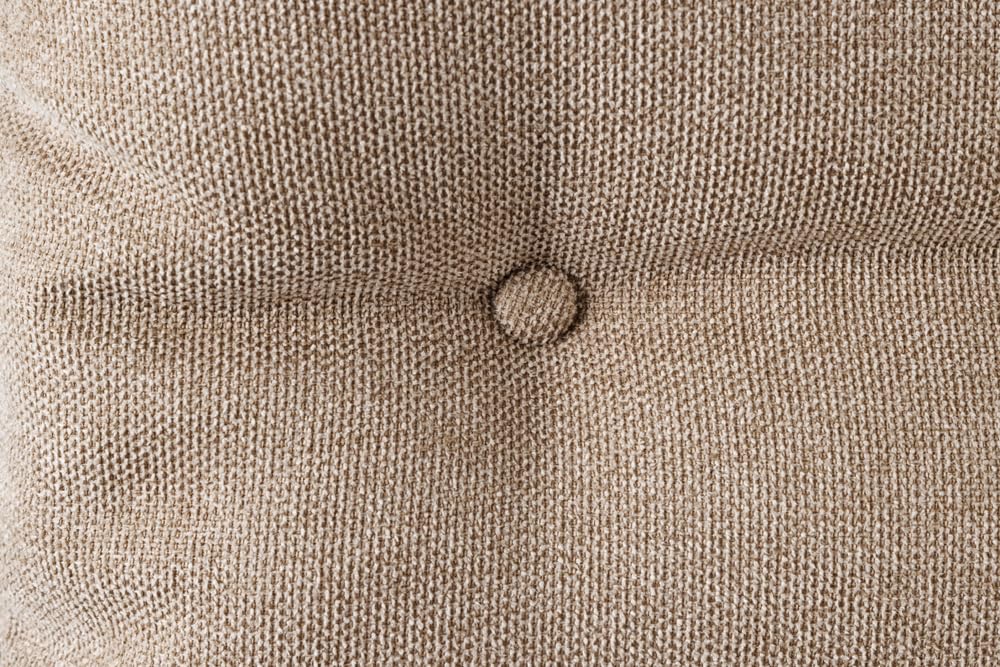 Riess Ambiente Moderne Sitzbank Big George 160cm Champagner beige Samt Strukturstoff mit Lehne, gepolsterte Bank für Dein Esszimmer