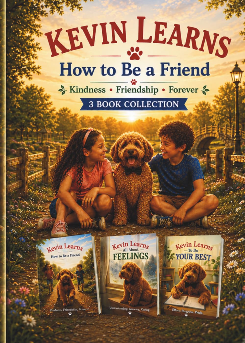 Kevin Learns How to Be a Friend: A 3-Book Collection About Kindness, Feelings, and Doing Your Best (Kevin's Big Adventures)