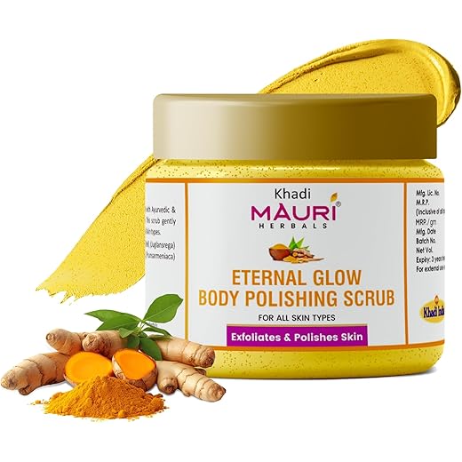 Khadi Mauri Glow Scrub - Exfoliates Skin - 180g