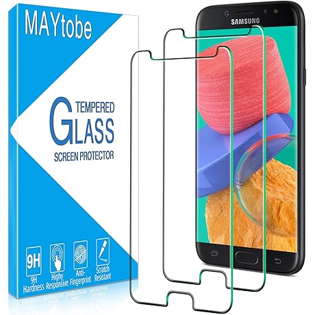[2 Pack] MAYtobe Screen Protector Designed for Samsung Galaxy J7 2018, J7...