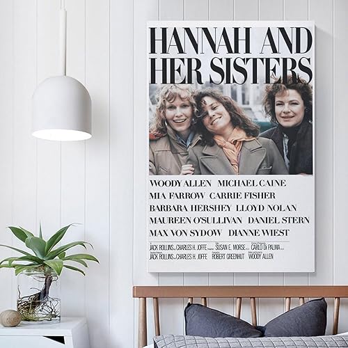 Miniatura 5 de Pósteres de películas retro de Hannah y sus hermanas de los años 80, póster de arte en lienzo vintage y arte de pared, póster moderno para
