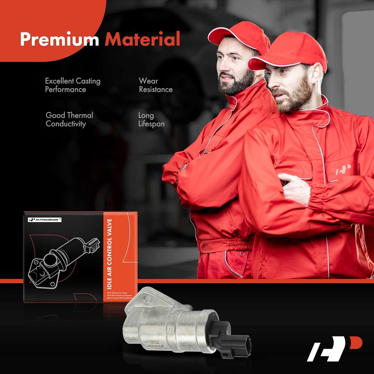 A-Premium Fuel Injection Idle Air Control Valve Compatible with Ford Escape 2005-2008 & Mazda Tribute 2005-2006 2008-2010, Mariner 2005-2008, 2.3L 2.5L, Auxiliary Air Valve, Replace for# LF3620660