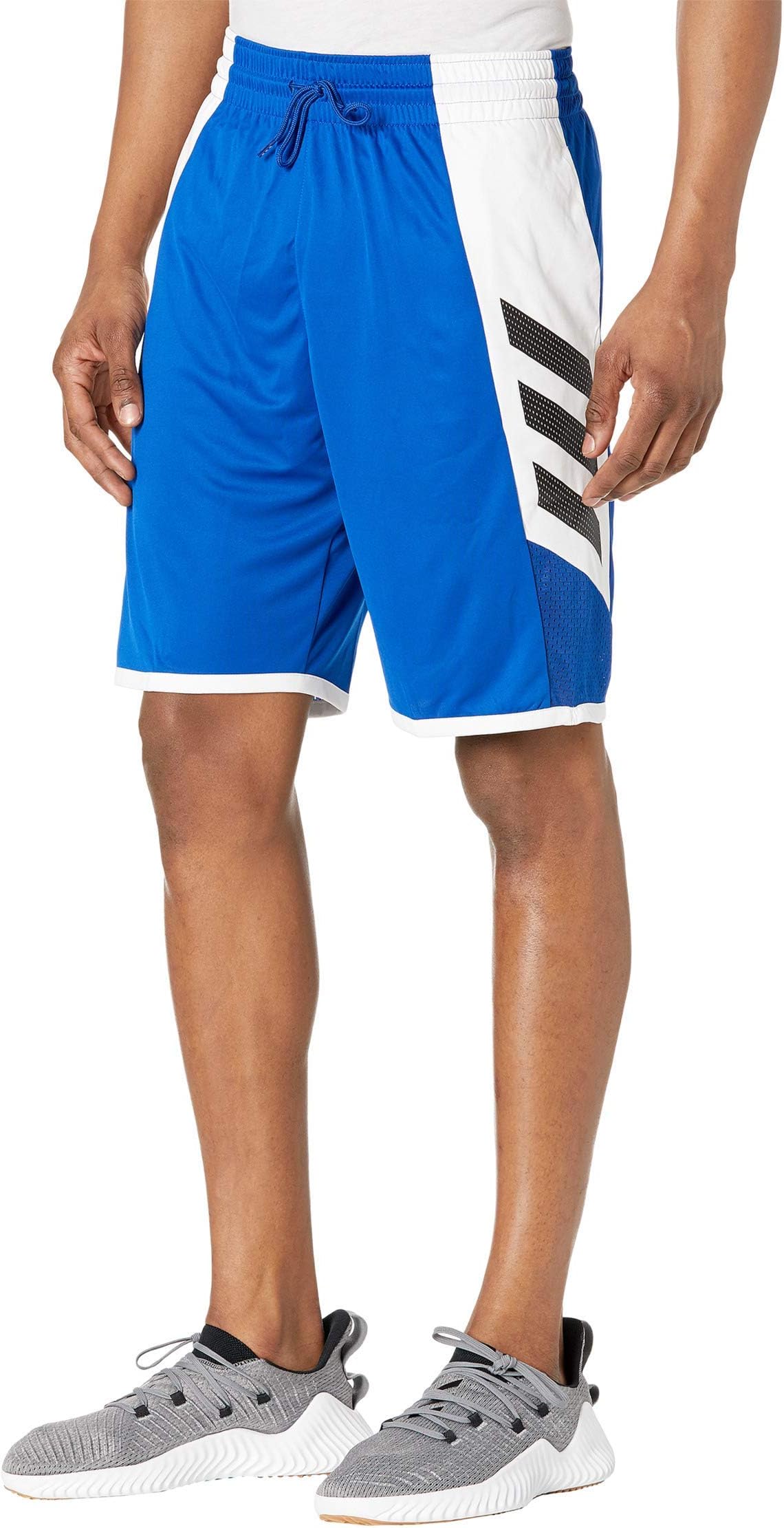 adidas basketball shorts blue