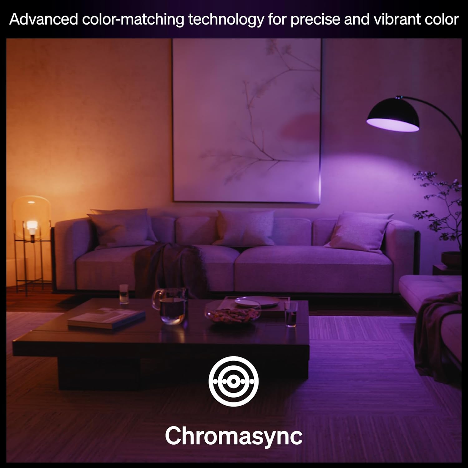 Philips Hue Smart LED A19 Bulb, White Ambiance, E26 Base, 9.5W, Full Spectrum Light 1000K-20000K, 1100 Lumens, Dimmable, Works with Alexa, Google, and Apple Home, 2pk