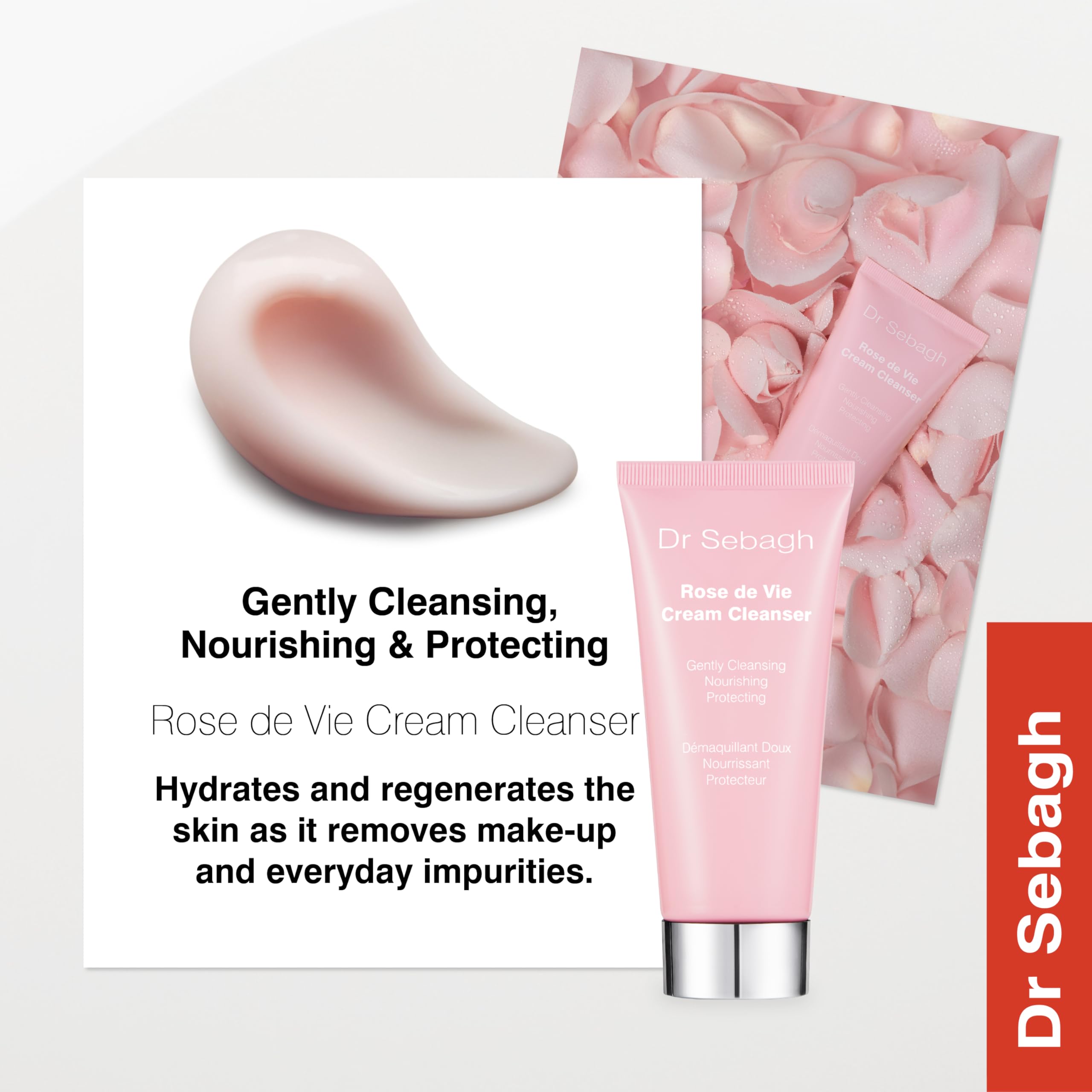 Dr. Sebagh Rose De Vie Cream Cleanser 100 Ml