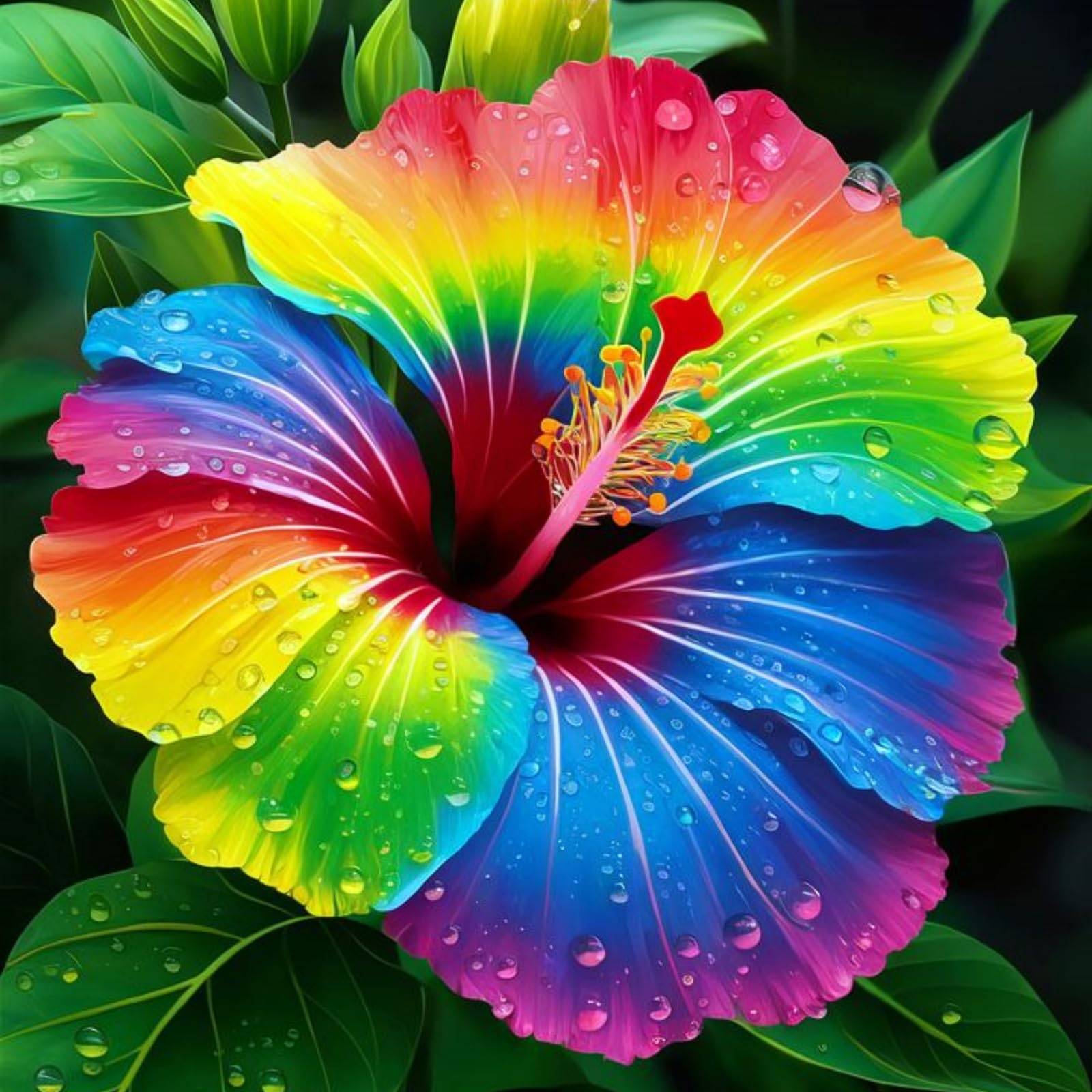 Rare Hibiscus, Surprisingly Growing, Hardy Perennial, Suitable for Spring and Autumn, Garden Viewing, No Watering Required111-5 Rhizome-B — image 1