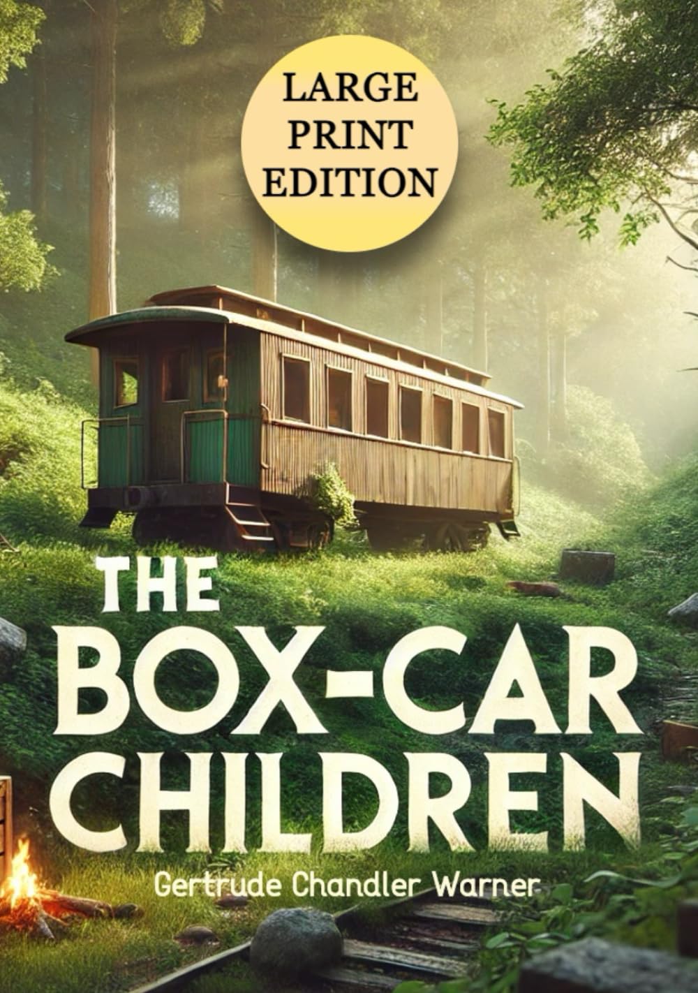 The Box-Car Children (Large Print Edition): A heartwarming adventure of four siblings finding their place in the world with courage and ingenuity
