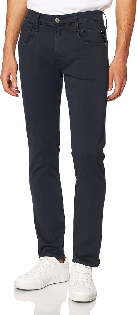 REPLAY Anbass, heren jeans slim fit, regular waist, stijlvolle Hyperflex  stretch jeans voor mannen, denim jeans, maten: 27-40 : Amazon.nl: Kleding,  schoenen \u0026 sieraden