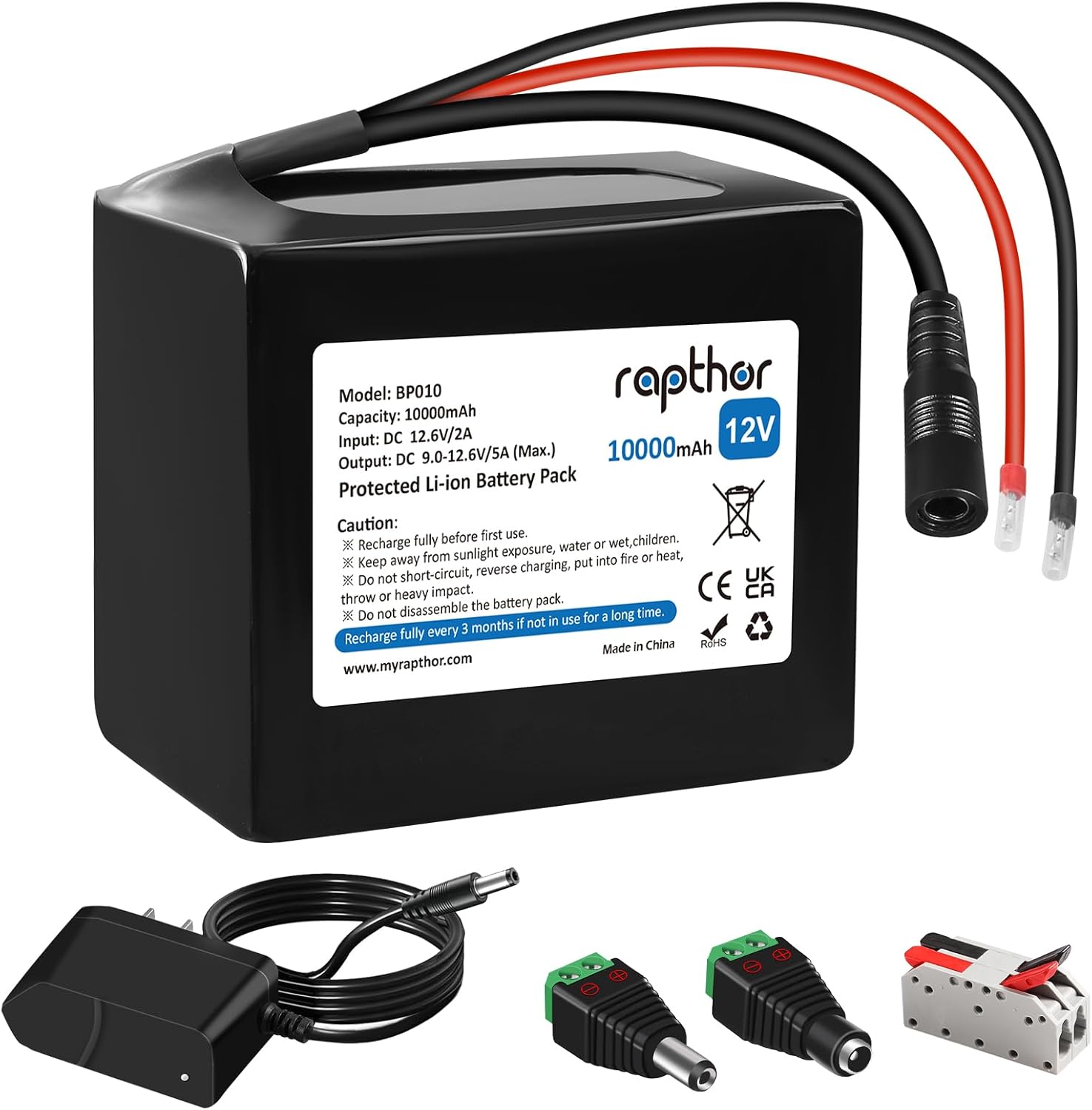 KBT 8-Pack 123A Battery Charger, 3.7V 750mAh Rechargeable Battery, Fast Charging 2A - View #4