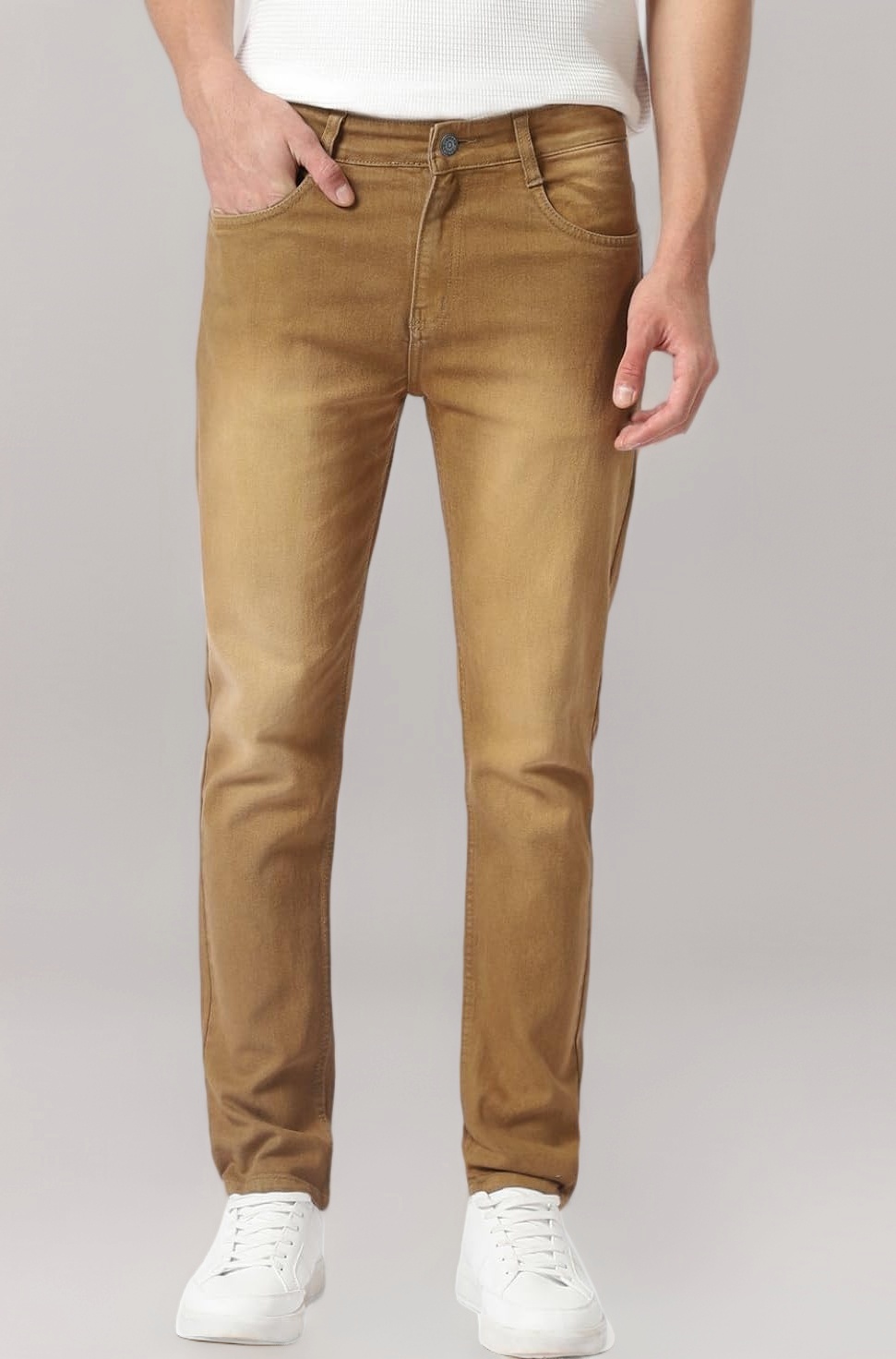 Urbano Fashion Men's Slim Fit Mid Rise Denim Jeans Stretchable