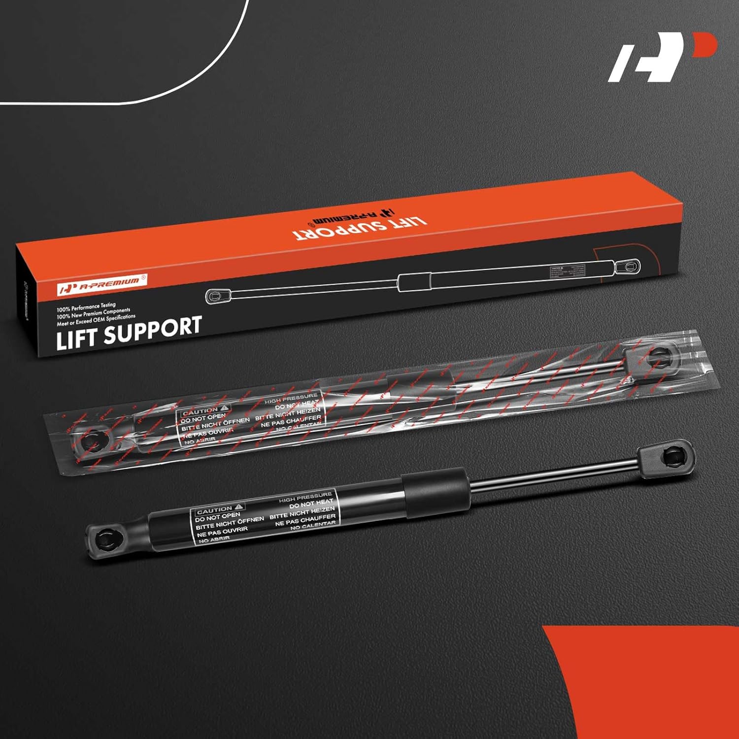 A-Premium Tailgate Rear Trunk Lift Supports Shock Struts Compatible with Select Ford and Mercury Models - Contour 1995-2000, Mystique 1995 1996 1997 1998 1999 2000 - Replace# F5RZ54406A10A (2-PC Set)