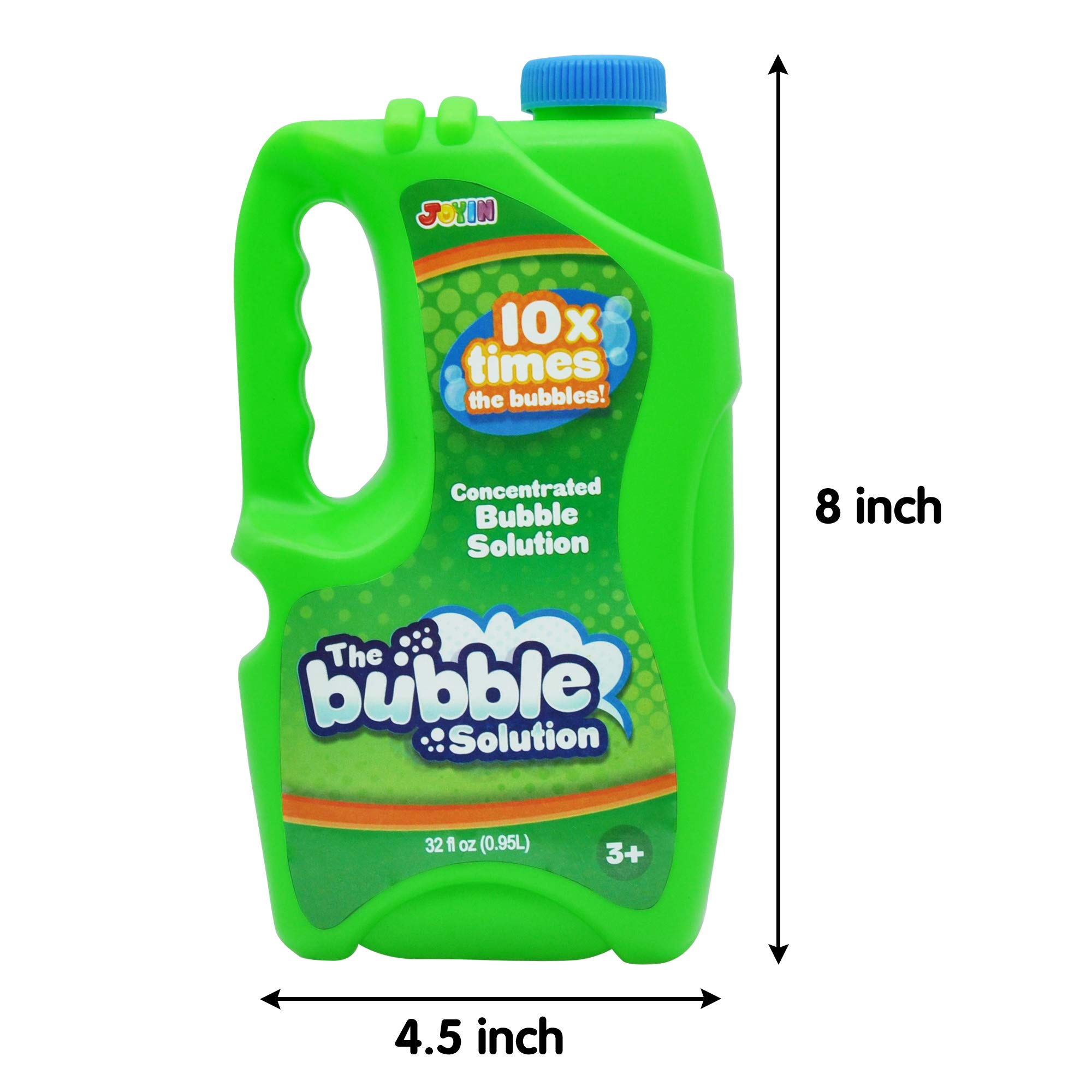 Buy JOYIN 2 Bottles Bubbles Refill Solutions 64 oz (up to 5 Gallon) Big