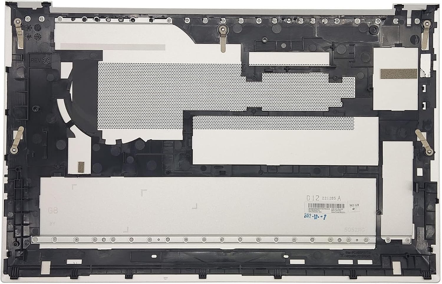 Replacement Bottom Base Case Enclosure Lower Cover for HP Elitebook 850 855 G8 Series Laptop M53295-001 Silver