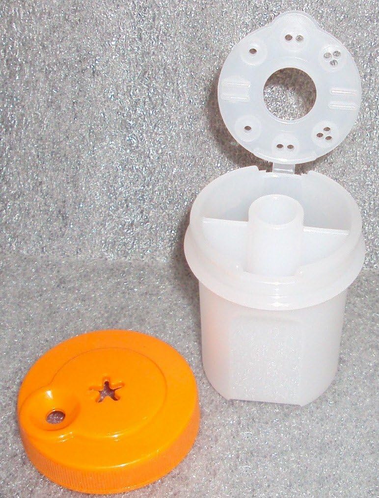 Tupperware Salt and Pepper Shakers Mini Set, Red Serveware