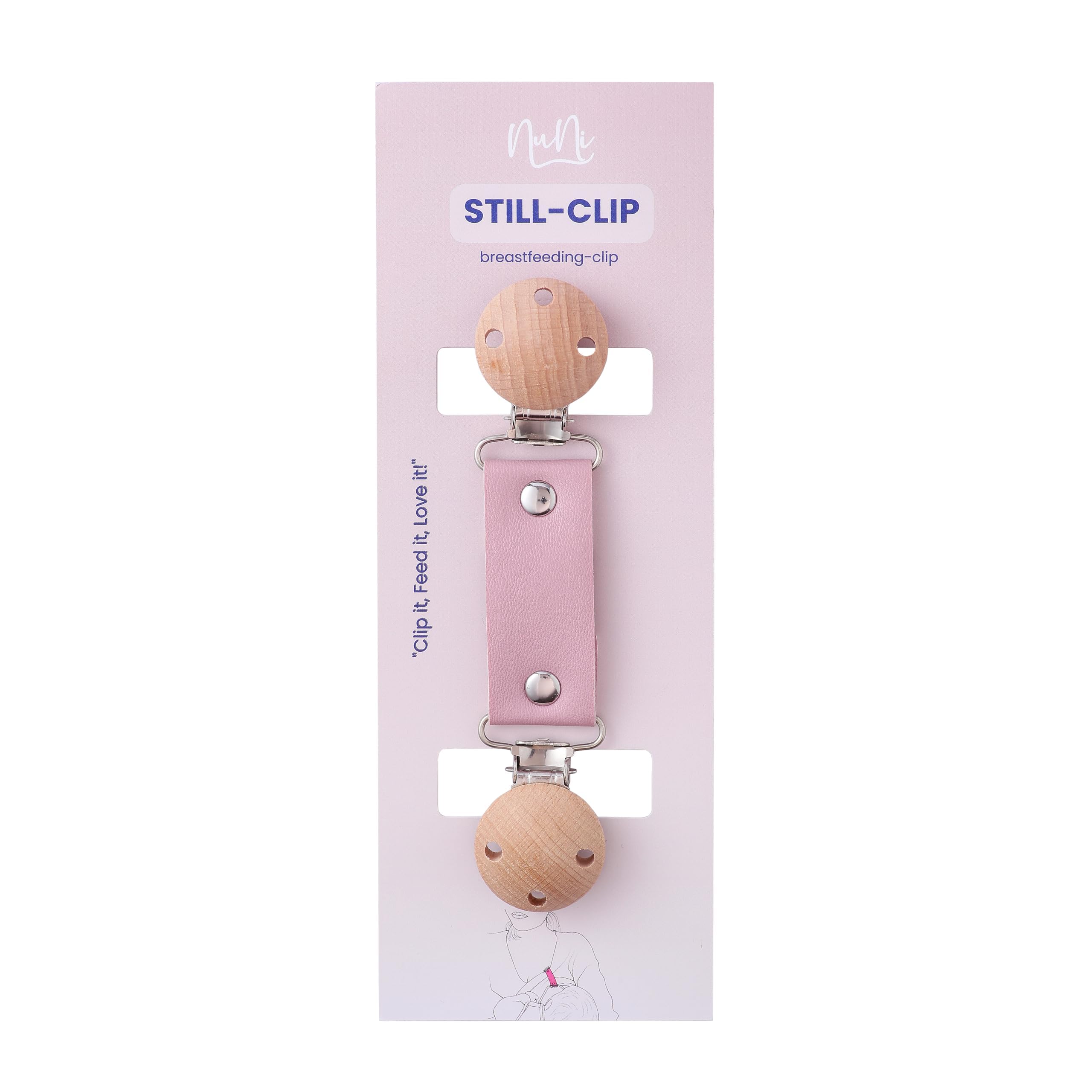 NuNi Stillclip Pullover Clip Kleidungsclip für freihändiges komfortables Stillen Sicher für Mutter und Baby
