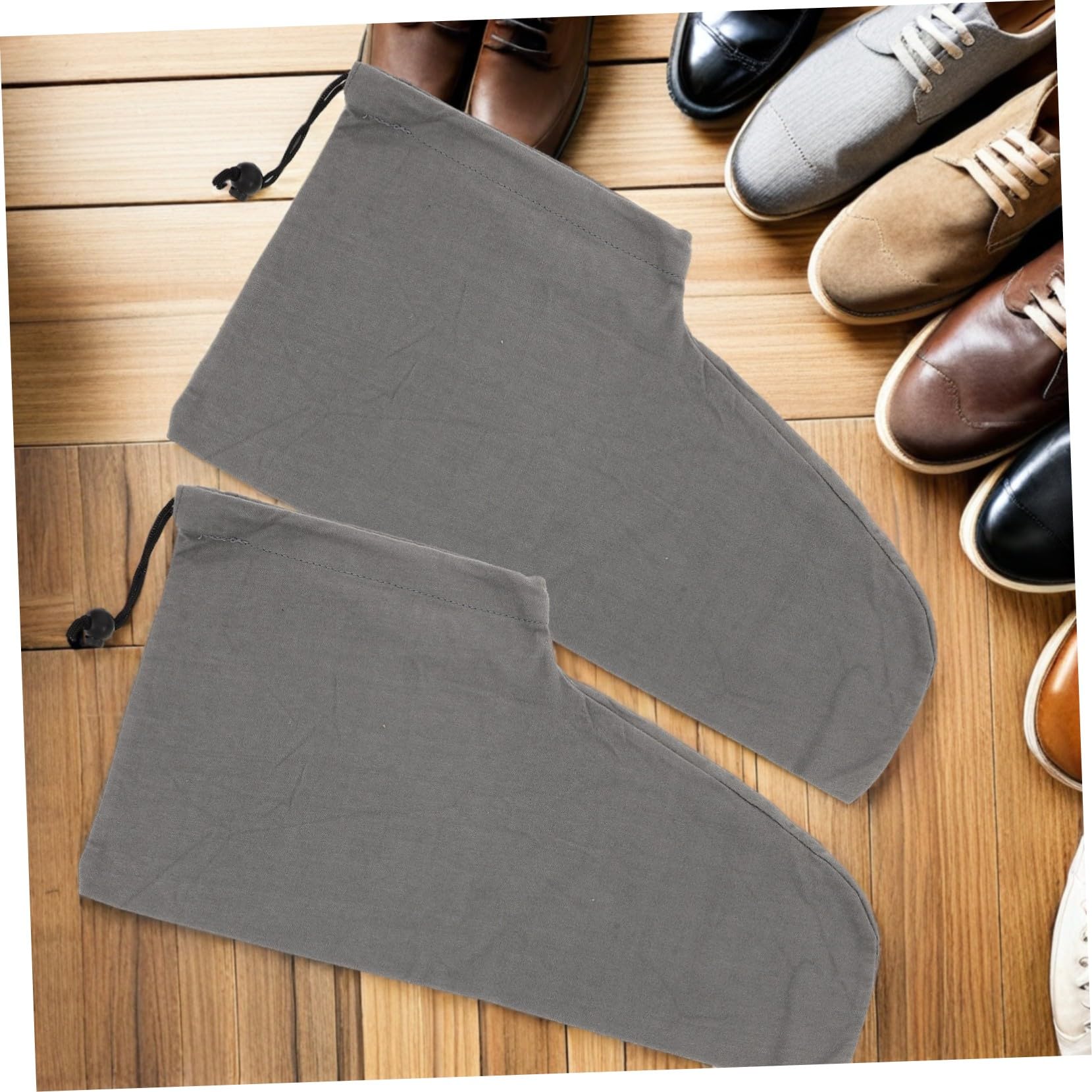 GALPADA 6pezzi Sacchetti per Scarpe Coulisse in Cotone Traspirante per Imballaggio da Viaggio Borsa Antipolvere Leggera e Lavabile per Separare le Scarpe dagli Indumenti